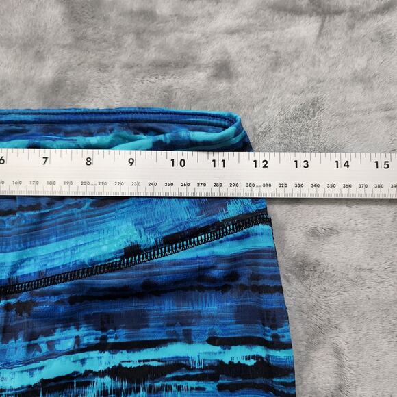 Everlast Leggings Womens S Blue Multicolor Stripes Ankle Pull On Workout Yoga - Picture 6 of 10